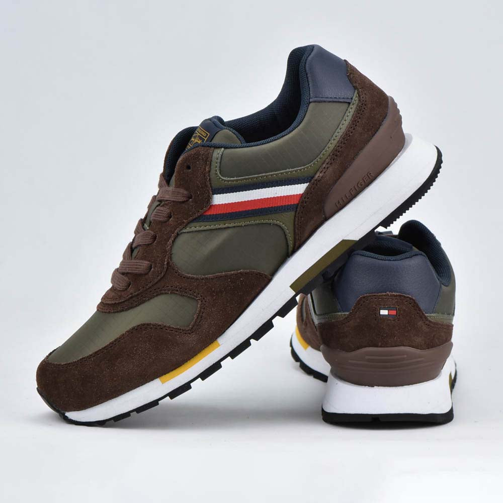 TOMMY HILFIGER RETRO RUNNER MIX STRIPES