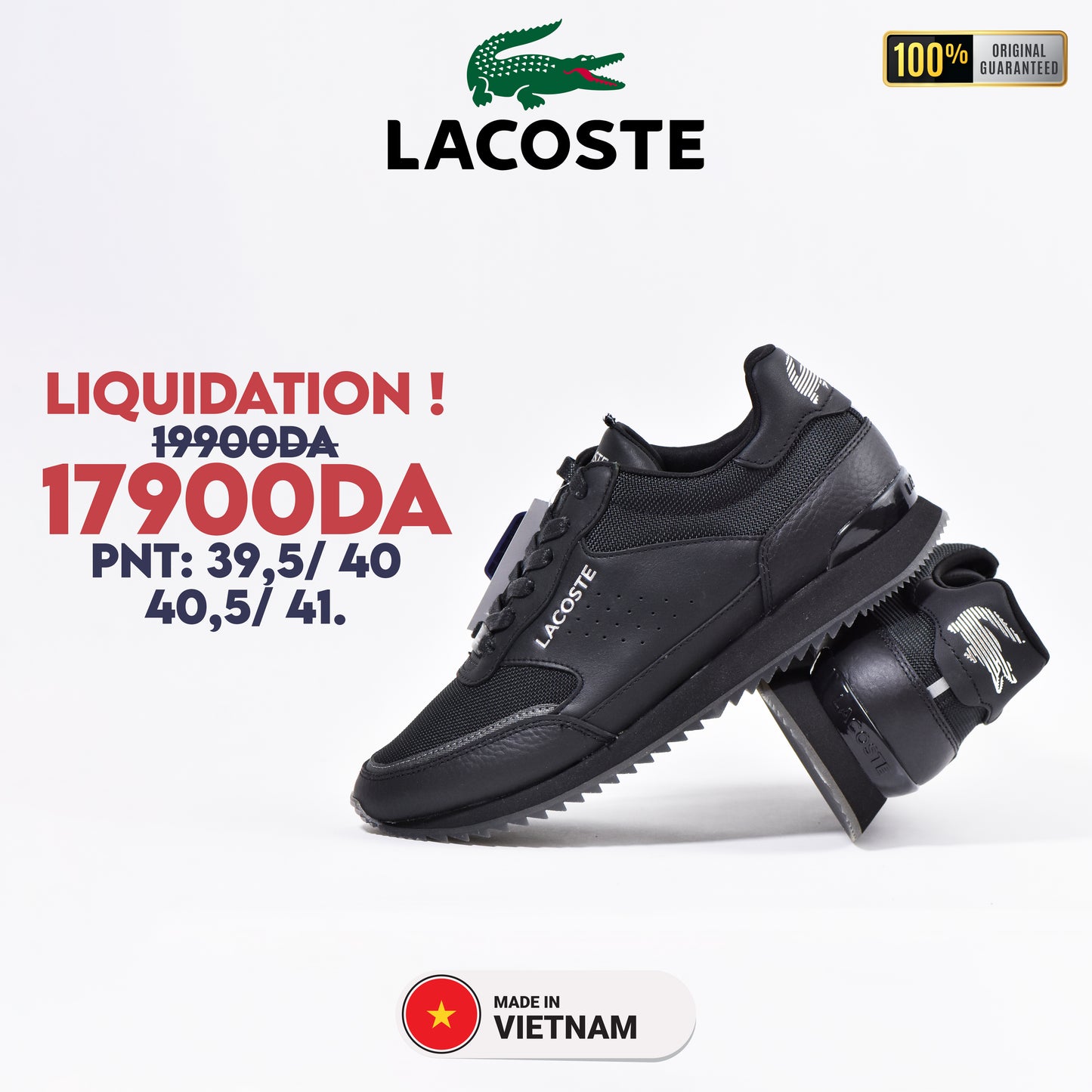 Lacoste Partner Luxe 0321 1 SMA BLKSLV