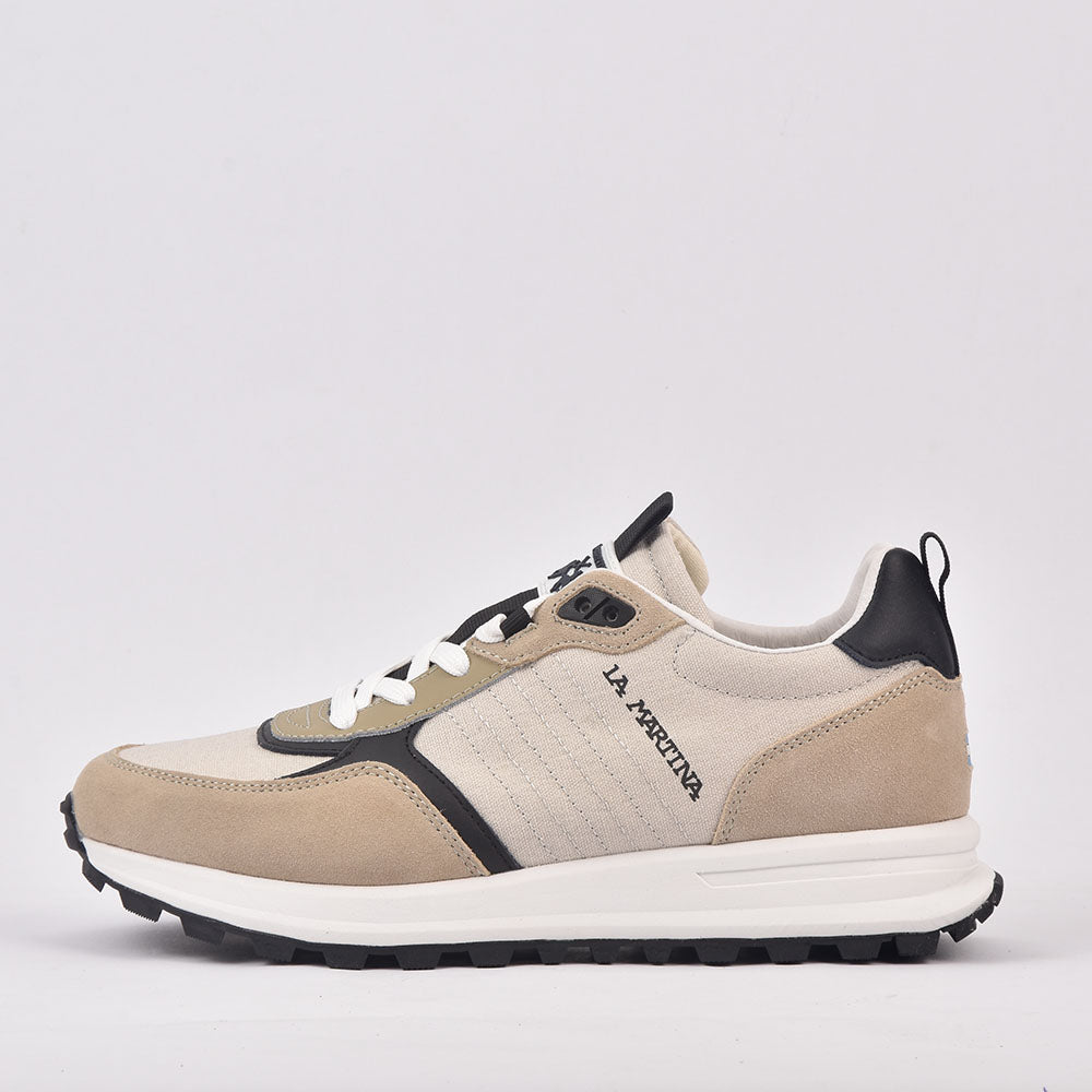 SCARPA UOMO CAMOSCIO TEX FABRIC BEIGE