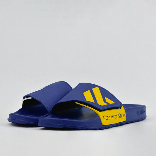 CLAQUETTE AH68M NAVY BLUE YELLOW