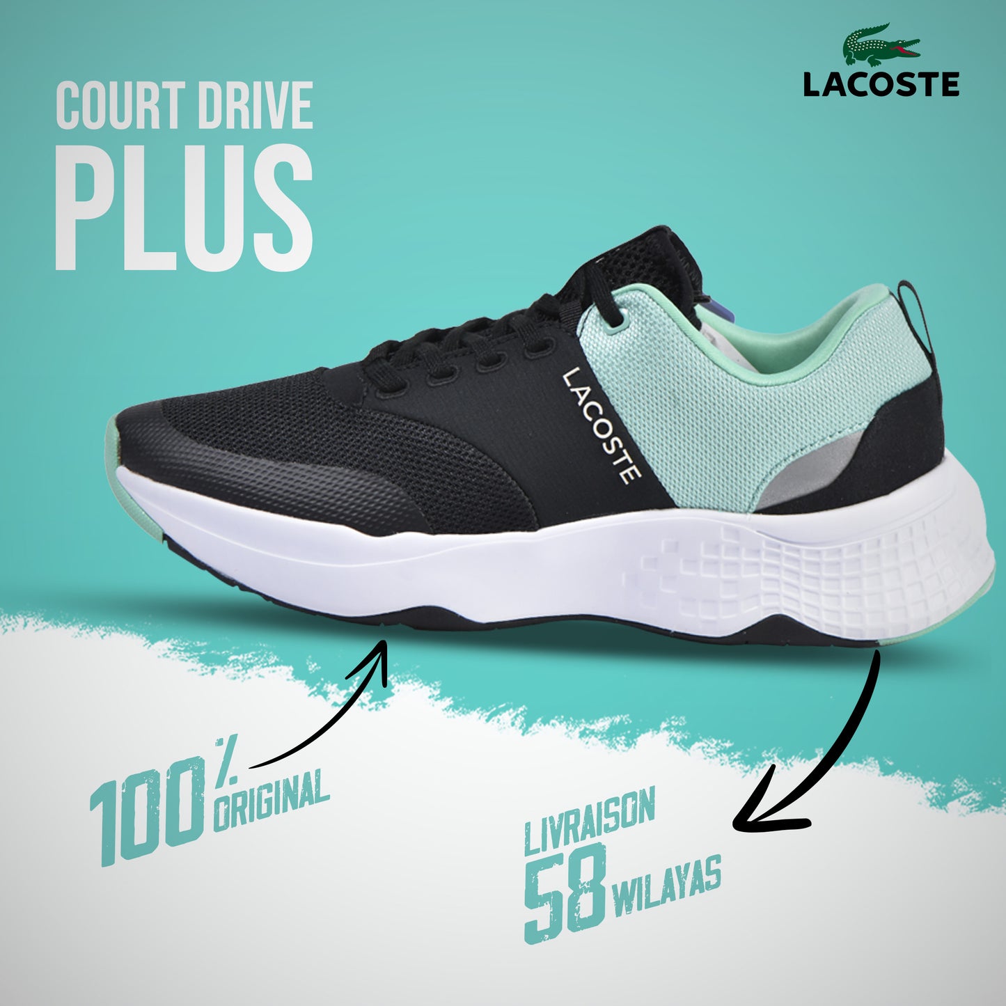 LACOSTE COURT DRIVE PLUS 7-40SMA0032PG4